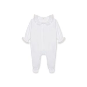 COTTON BABYGROW LACE W
