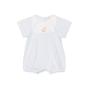 ROCKING HORSE ROMPER BLUE