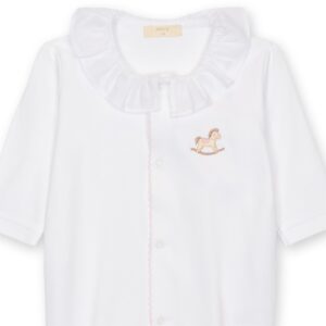 ROCKING HORSE WHITE PINK