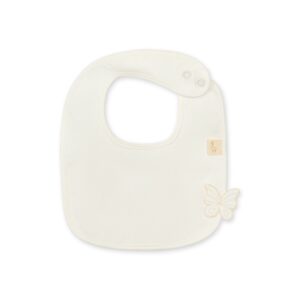 butterfly bib ivory