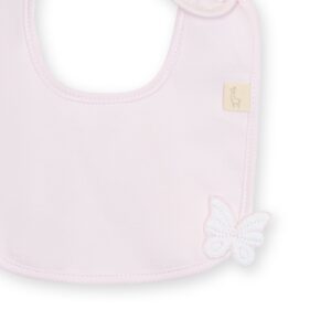 butterfly bib pink